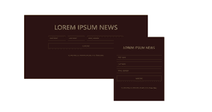 Newsletter Subscription Section Using Tailwind UI