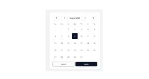 Calender UI Design Using Tailwind UI