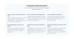 Basic FAQ's - Tailwind Component