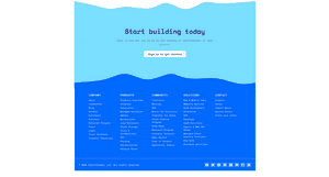Footer DigitalOcean - Tailwind Component