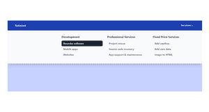 Large Dropdown - Tailwind Component
