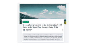 Card Post Article - Tailwind Component