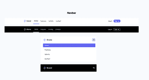 Navbar - Tailwind Component