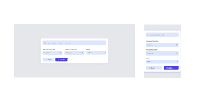 Search and Filter Card Using Tailwind UI