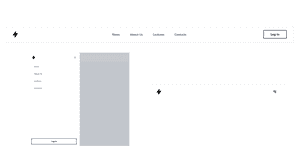 Navbar with Sidebar Navigation- Tailwind Component