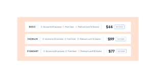 Advanced Price Table Using Tailwind UI