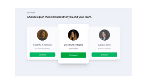 User Team Cards Using Tailwind UI