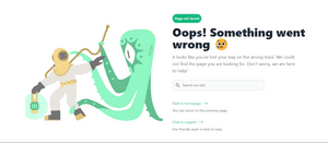404 Page with Search using Tailwind UI Component