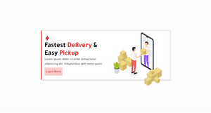 Card with Illustrations - Tailwind Component