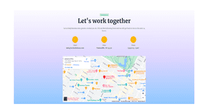 Contact Page with Maps Using Tailwind UI