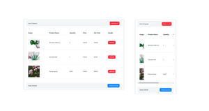 Shoping Cart Using Tailwind UI