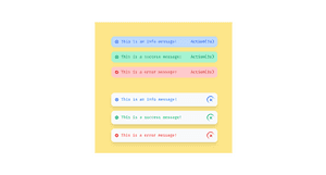 Basic Snackbar - Tailwind Component