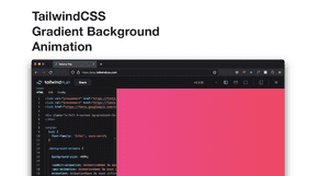 Gradient Background Animation - Tailwind Template
