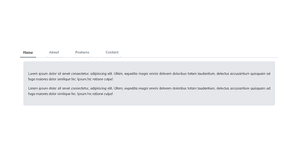 Simple Tabs Navigation - Tailwind Component