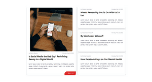 Simple Article Announcements - Tailwind Component